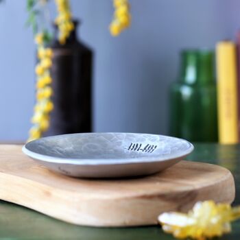 10th Anniversary Gift, Aluminium Round Dish, 2 of 6