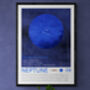 Neptune Solar System Space Art Print, thumbnail 3 of 4