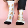The Dogs Human Personalised Socks, thumbnail 1 of 12