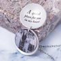 Cow Parsley Black, Personalised Locket Necklace Gift, thumbnail 5 of 7