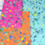 Blue Terrazzo Wrapping Paper Set, thumbnail 3 of 3