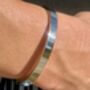 Personalised Memorial Bangle Ashes Urn Bracelet, thumbnail 4 of 12