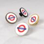 London Underground Tube Stop Cabinet Door Knobs, thumbnail 1 of 8