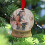 Snow Globe Photo Christmas Decoration, thumbnail 7 of 9