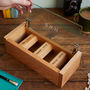 Personalised Watch Box In Solid Oak, thumbnail 5 of 11
