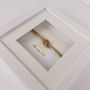 Personalised 'Tied The Knot' Framed Wedding Gift, thumbnail 2 of 4