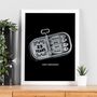 23rd Silver Plate Wedding Anniversary Sardine Print, thumbnail 1 of 5