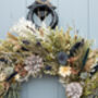 White Christmas Dried Flower Wreath Making Kit, thumbnail 2 of 5