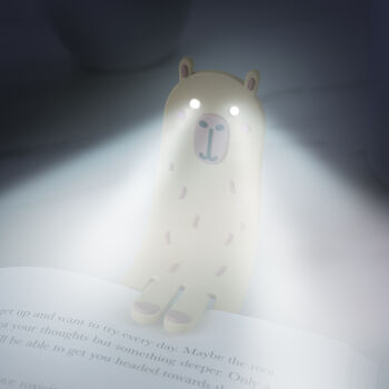 Capybara Reading Light And Bookmark, 2 of 7