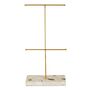 Double Terrazzo Gold Jewellery Stand, thumbnail 3 of 4