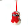 Needle Felted Robin Christmas Decoration, thumbnail 1 of 8