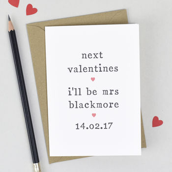 'Next Valentine's' Valentine's Day Card, 5 of 6