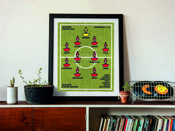Framed 'Favourite Football Team' Print: Contrast Kit, 6 of 6