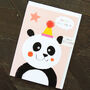 Happy Birthday Panda Card, thumbnail 3 of 4