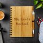 Personalised Eco Bamboo Teacher Name Notebook, thumbnail 4 of 7