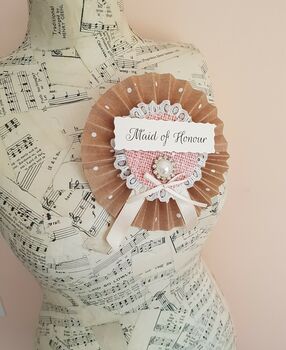 Vintage Style Jewel Hen Party Rosettes, 4 of 6