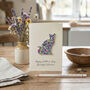 Personalised Mother's Day Liberty Cat Card, thumbnail 1 of 4