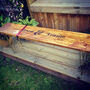 Personalised Retro Industrial Style Bench, thumbnail 3 of 9
