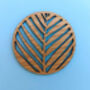 Palm Leaf Oak Wood Coaster Plant Lover Plant Herb Leaf, thumbnail 3 of 9