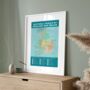 Hiking Trails Of England And Wales Map Art Print, thumbnail 2 of 7
