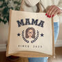 Personalised Mama New Mum Mum To Be Jute Tote Bag, thumbnail 2 of 11