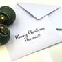 Merry Christmas Name Stickers For Gifts And Decorations, thumbnail 2 of 10