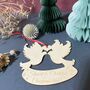 Personalised Christmas Doves Decoration, thumbnail 9 of 12