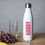 Personalised Stainless Steel Insulated Water Bottle, thumbnail 3 of 4