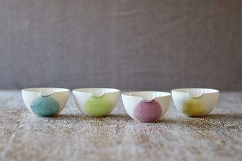 Handmade Porcelain Watercolour Cooks Bowl, 3 of 6