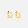 Hoop Earrings For Tragus, Helix, Conch 18ct Gold Plated, thumbnail 1 of 3