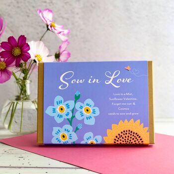 Sow In Love Flower Seed Gift Box, 2 of 9