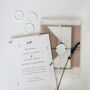 Floral Blush Wedding Invitation, thumbnail 5 of 9