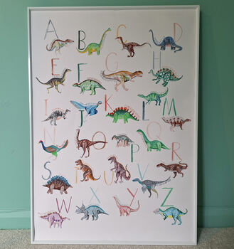 Dinosaur Alphabet Print, 2 of 5