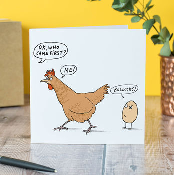 'Chicken Or The Egg' Card, 2 of 2