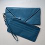 Personalised Envelope Leather Purse / Mini Clutch, thumbnail 9 of 12