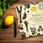 Personalised UK Seasonal Fruit And Vegetable Dateless Wall Calendar, thumbnail 2 of 8
