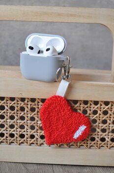 Tufted Cute Airpods Charm And Keychain, 3 of 6