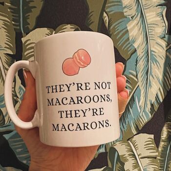 Box Of Five Macarons In A Mug Gift Set, 2 of 3