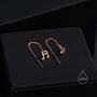 Mismatched Music Symbol Pull Through Threader Earrings, thumbnail 2 of 9