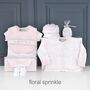 Personalised Elephant Comforter And Pink Baby Gift Set, thumbnail 9 of 12