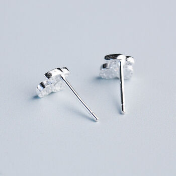 Sterling Silver Cherry Stud Earrings, 4 of 5