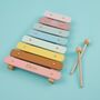 Personalised Pastel Xylophone Wooden Toy 18m+, thumbnail 1 of 5