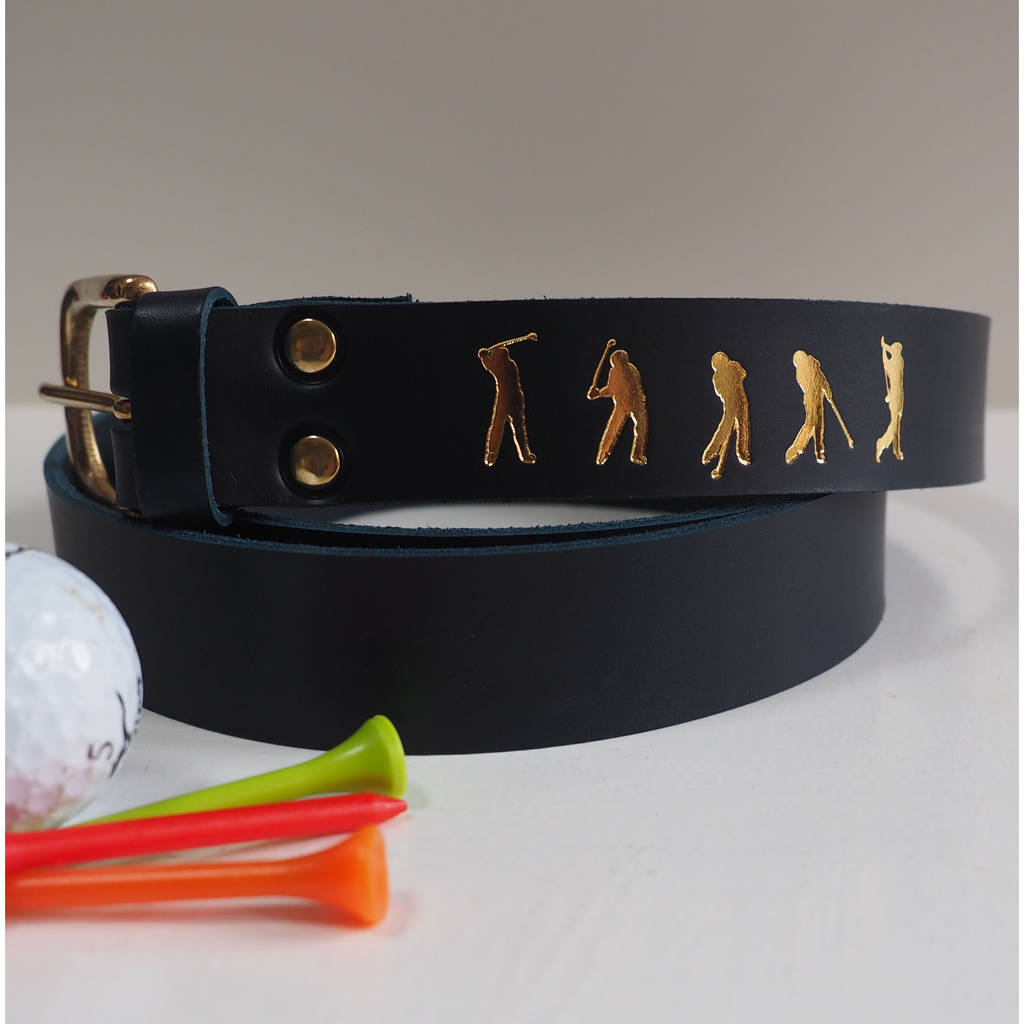 Personalised Golf Belt By Stabo