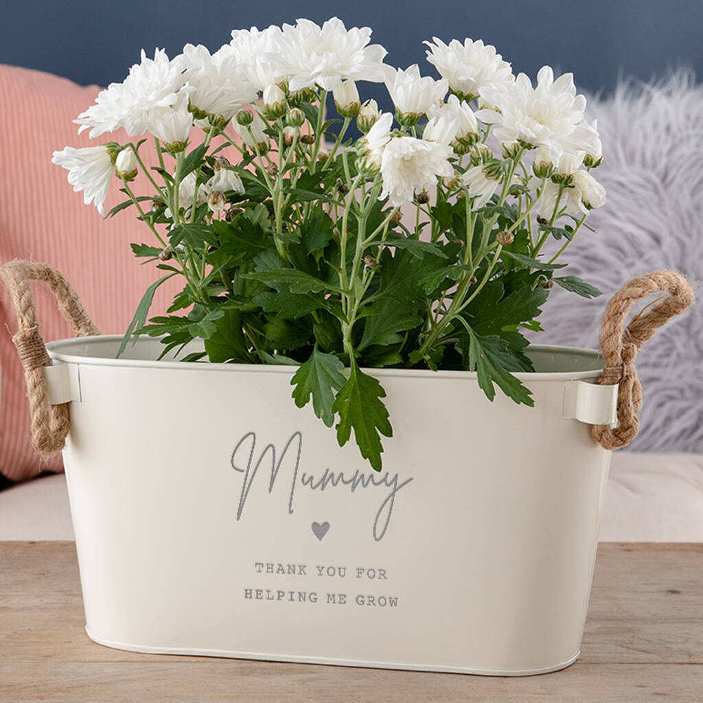 Personalised Metal Planter For Her, 1 of 6