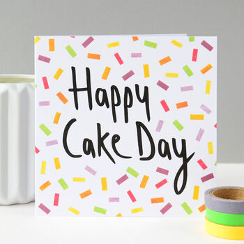 Happy Cake Day Birthday Card, 7 of 11