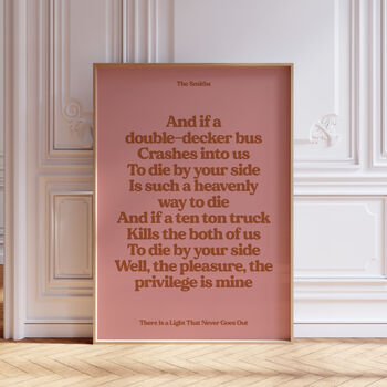 Add Your Own Lyric Custom Print, 5 of 9
