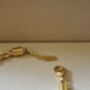 5mm Rope Chain Bracelet 18 K Gold Plated Adjustable Gift, thumbnail 2 of 2