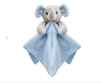 Embroidered Grey Baby Elephant Comforter, 8 of 8