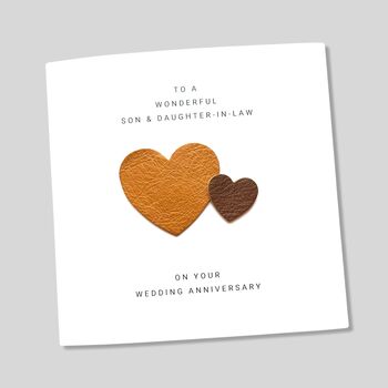 Son Daughter In Law Wedding Anniversary Card, 2 of 4