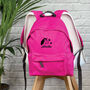 Kid's Personalised Unicorn School Rucksack, thumbnail 3 of 6